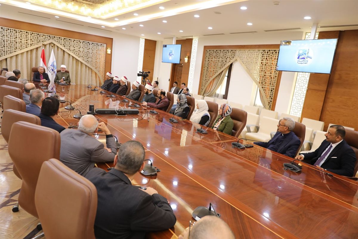 مفتي الجمهورية يستقبل رئيس الطائفة الإنجيلية والوفد المرافق له للتهنئة بعيد الفطر