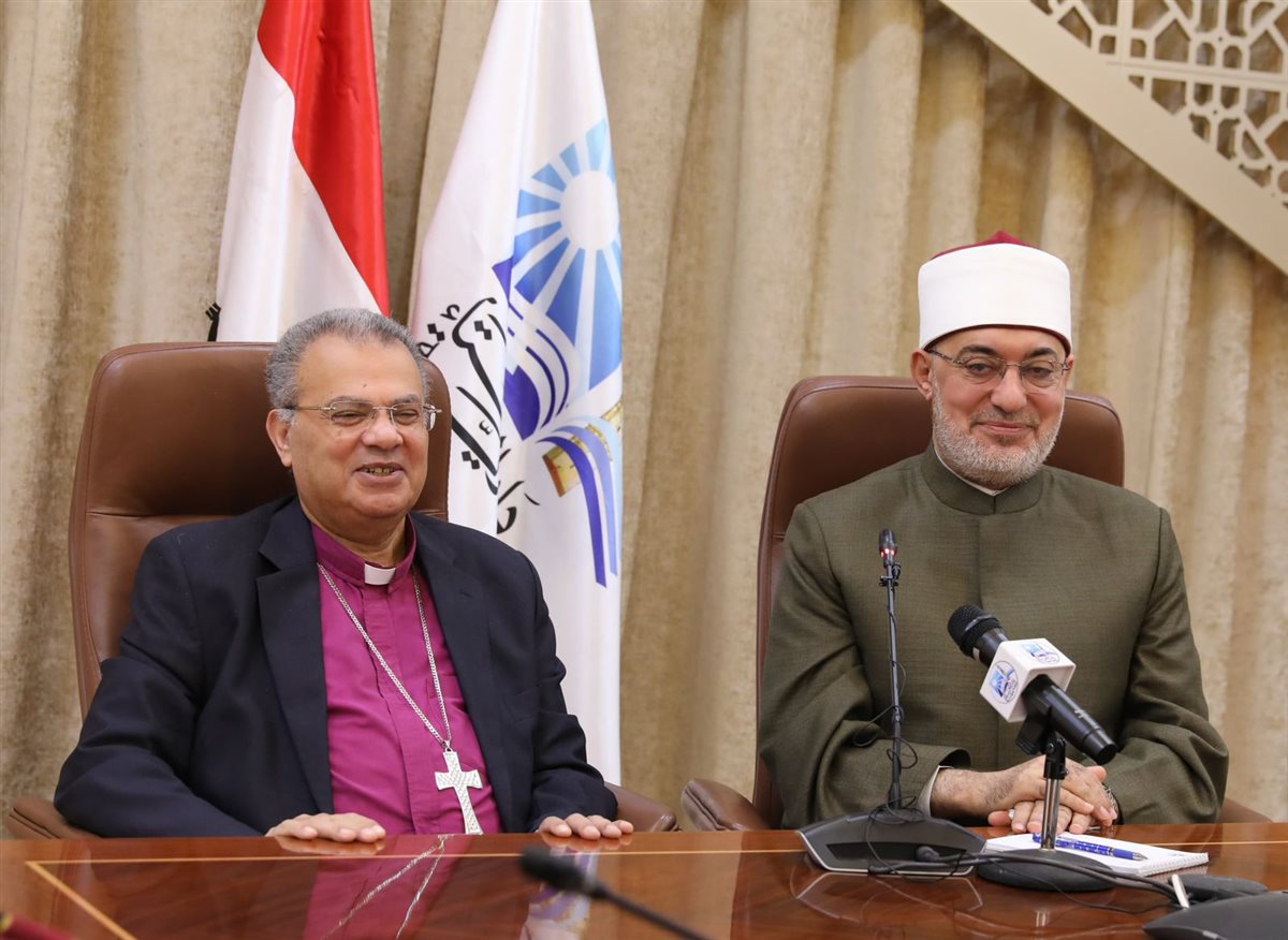 مفتي الجمهورية يستقبل رئيس الطائفة الإنجيلية والوفد المرافق له للتهنئة بعيد الفطر