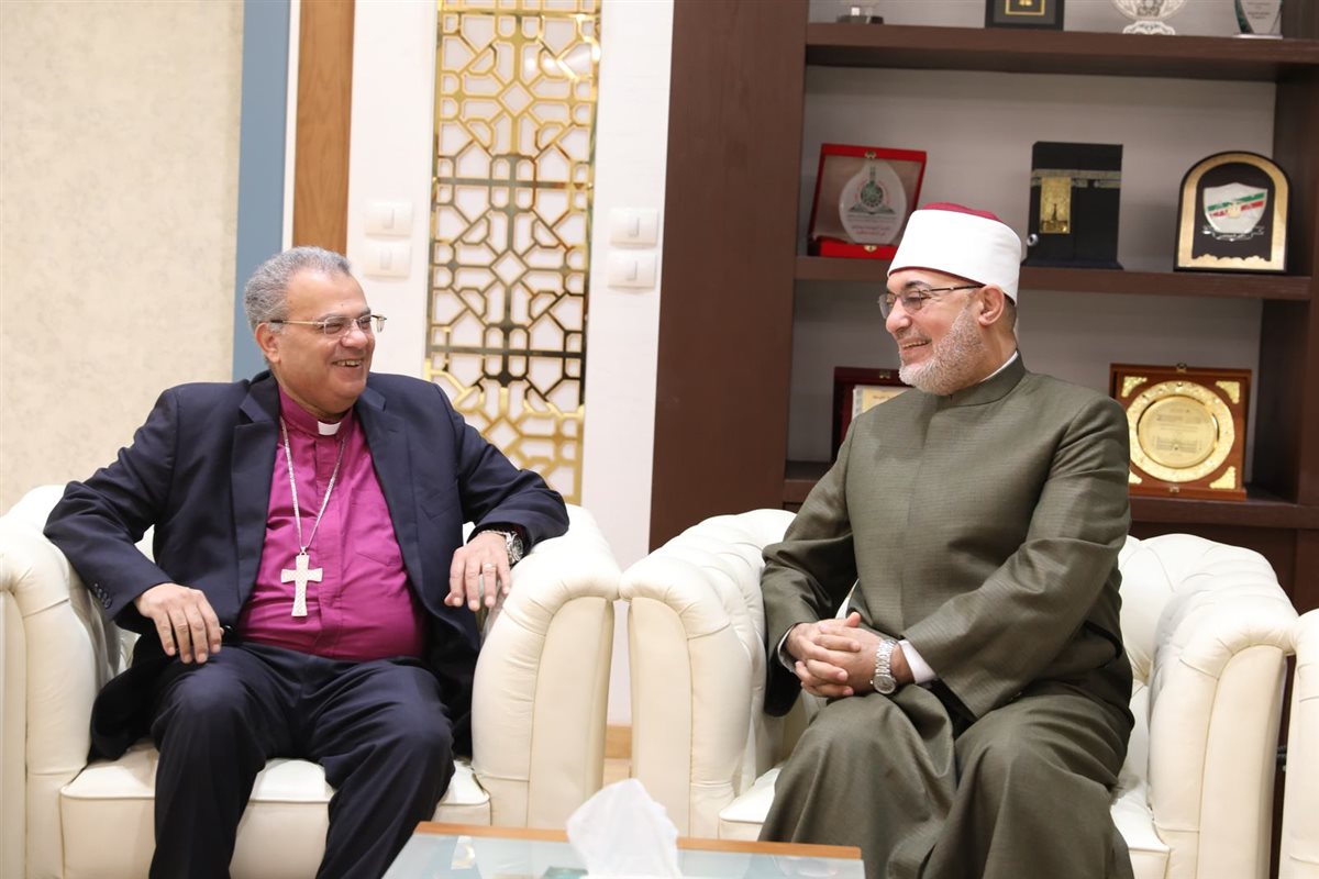 مفتي الجمهورية يستقبل رئيس الطائفة الإنجيلية والوفد المرافق له للتهنئة بعيد الفطر