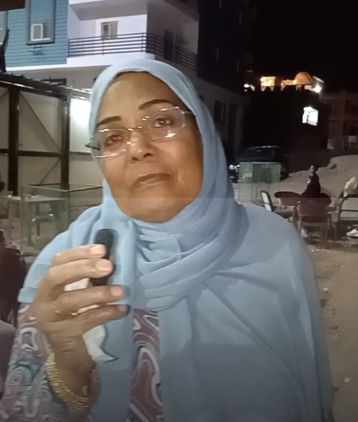 ناهد رجب إحدى الحضور من الأسر السودانية&nbsp;