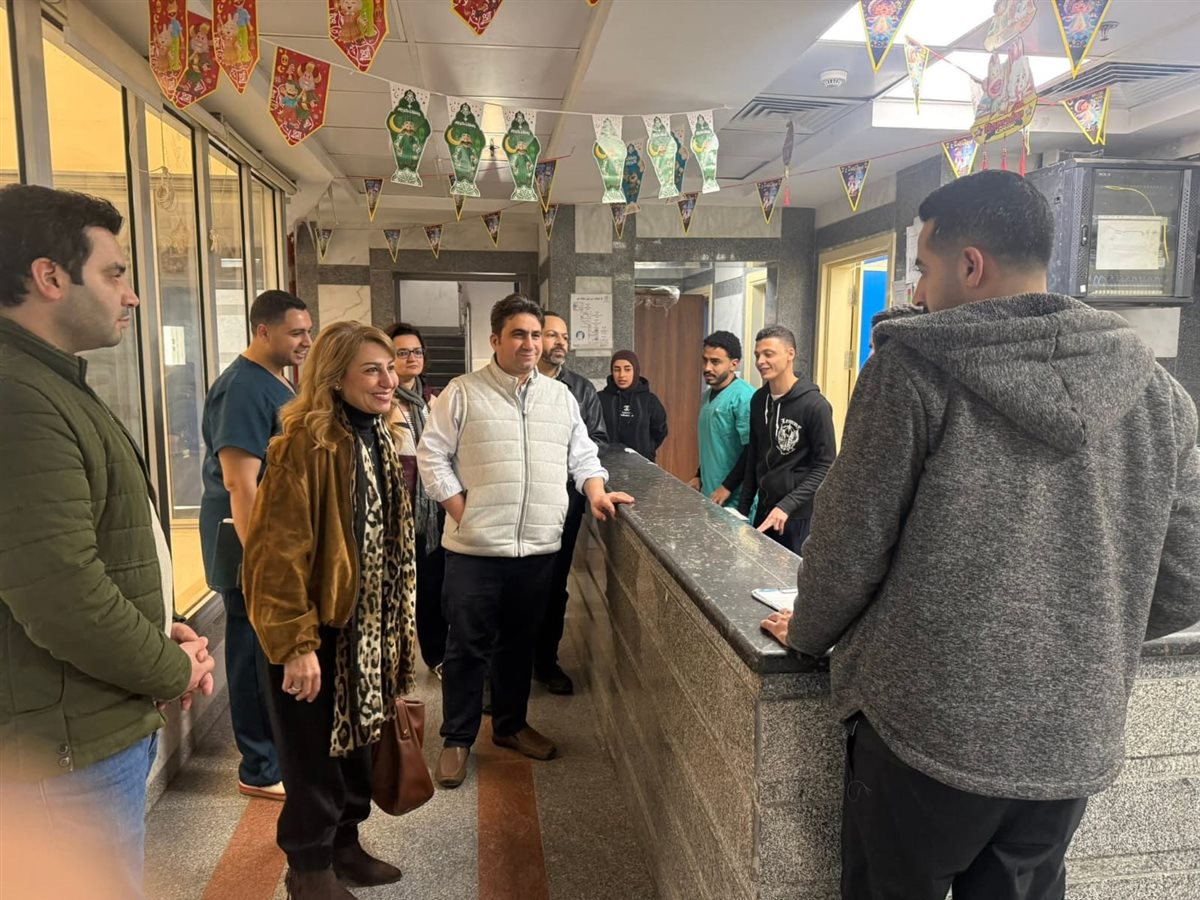 جولة د. رشا رفاعي بمستشفى بدر&nbsp;