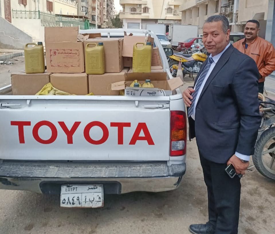 وكيل وزارة التموين بالفيوم والمضبوطات&nbsp;