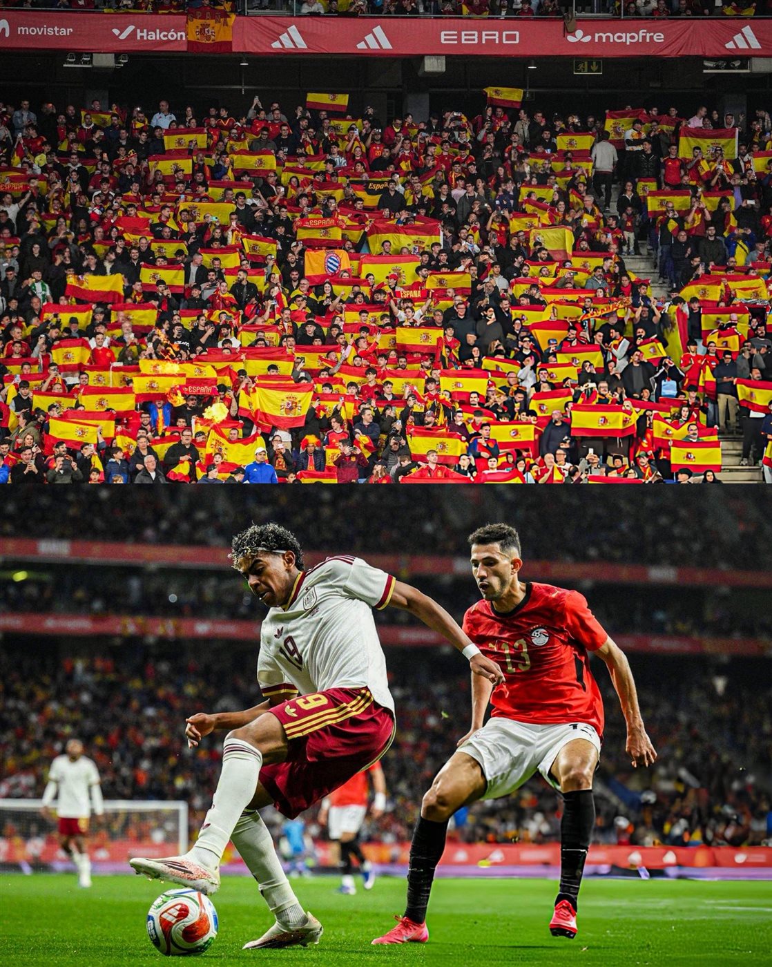 مباراة مصر واسبانيا