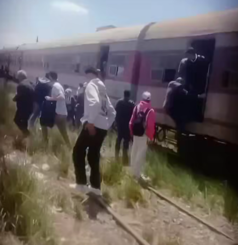 حريق قطار الفيوم