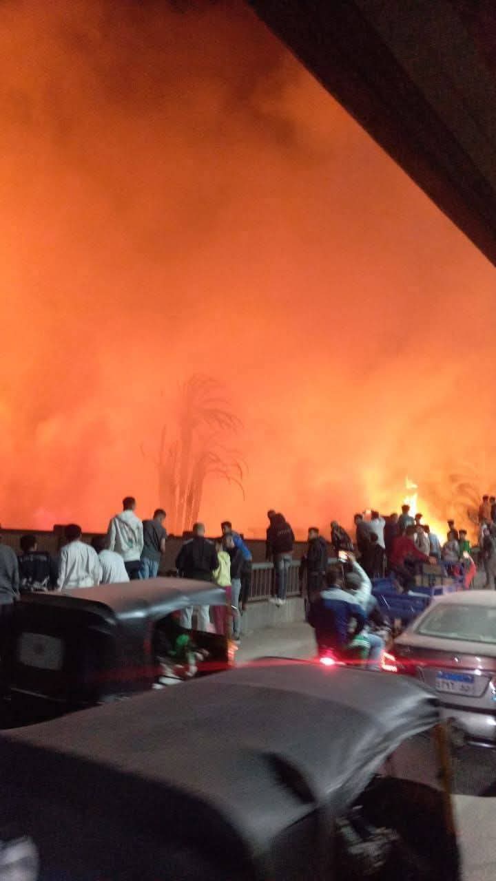 حريق المنيب