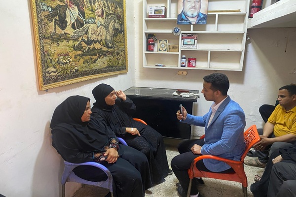 الوفد يحاور أسر ضحايا حريق مصنع الزاوية&nbsp;