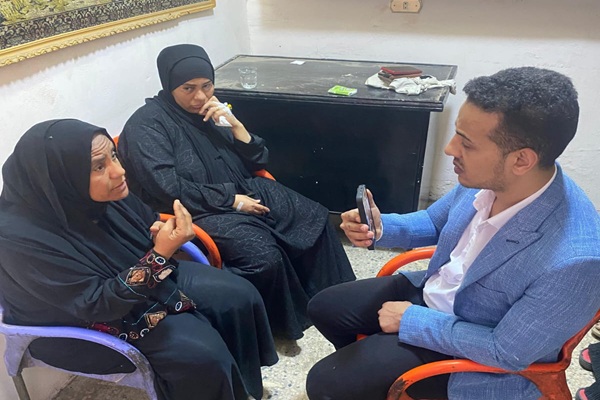 محرر الوفد يحاور خالة المجني عليها