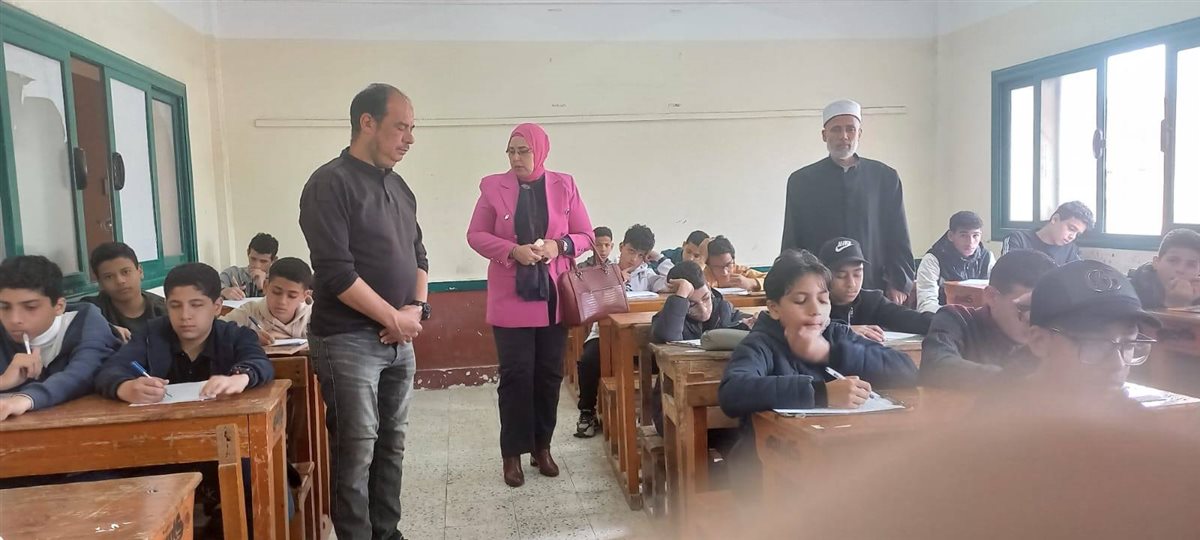 متابعات ميدانية في ثاني أيام امتحانات النقل الإعدادي بمنطقة بورسعيد الأزهرية