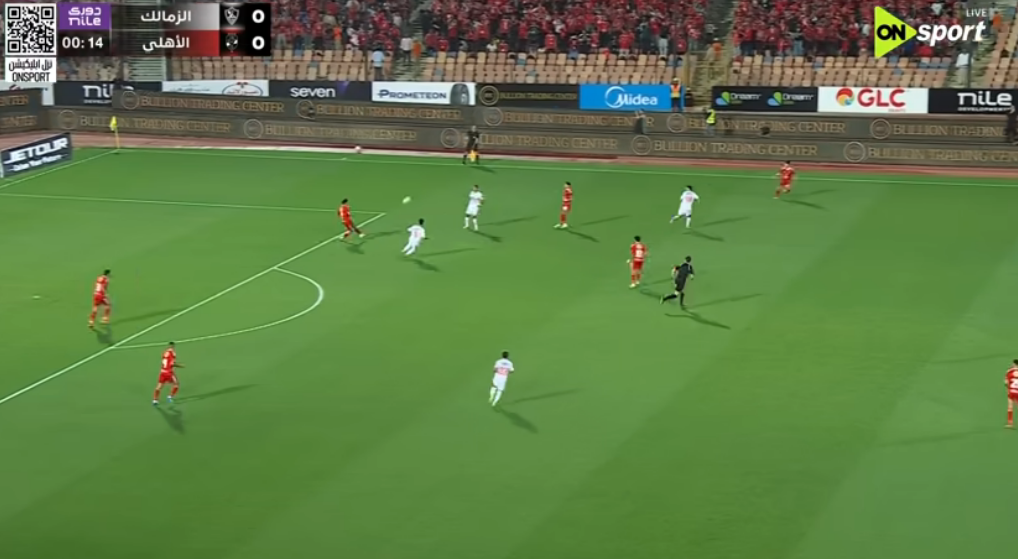 الحالة الدفاعية للأهلي أمام الزمالك