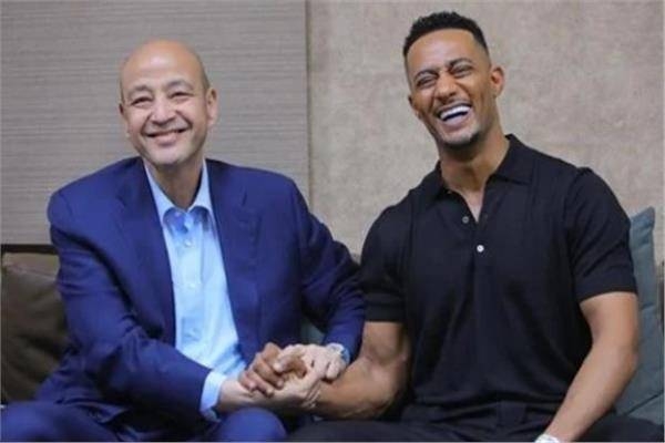 محمد رمضان&nbsp;وعمرو أديب