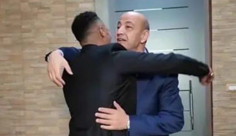 محمد رمضان&nbsp;وعمرو أديب