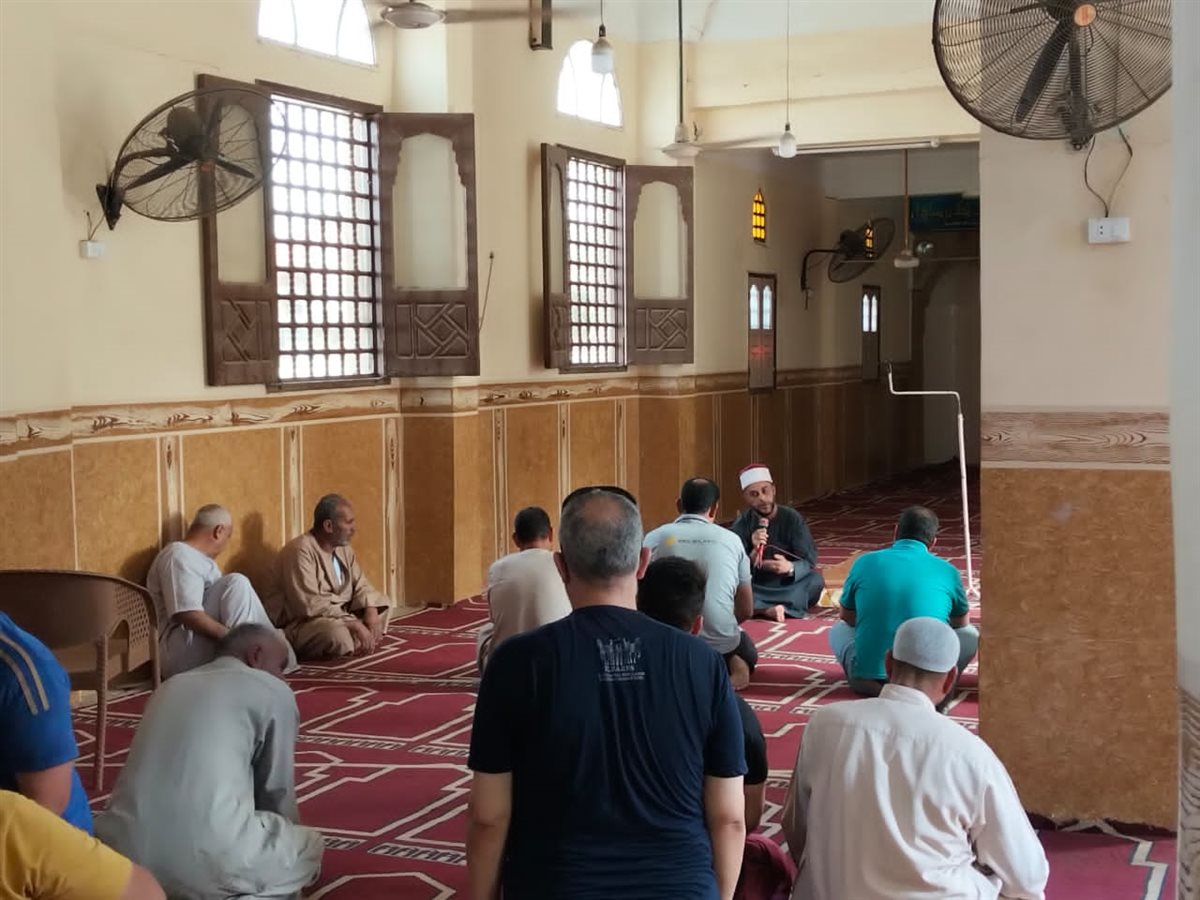 الأوقاف تواصل فعاليات برنامج المساجد المحورية وتناقش مخاطر المخدرات وأثرها في المجتمع