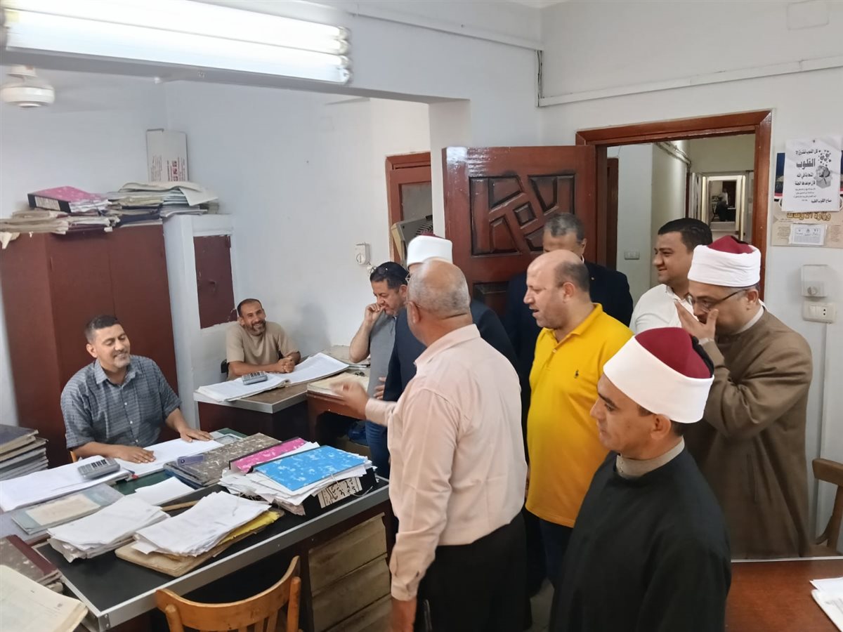 لجنة من الأوقاف تتفقد الأداء الإداري والدعوي بمديرية أوقاف القليوبية
