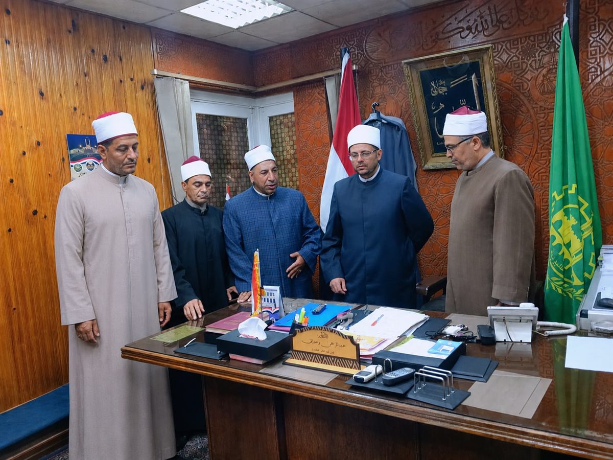لجنة من الأوقاف تتفقد الأداء الإداري والدعوي بمديرية أوقاف القليوبية