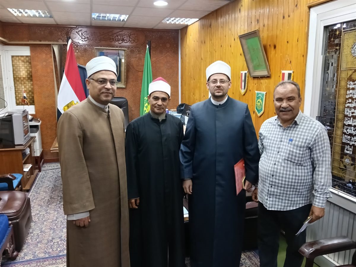 لجنة من الأوقاف تتفقد الأداء الإداري والدعوي بمديرية أوقاف القليوبية