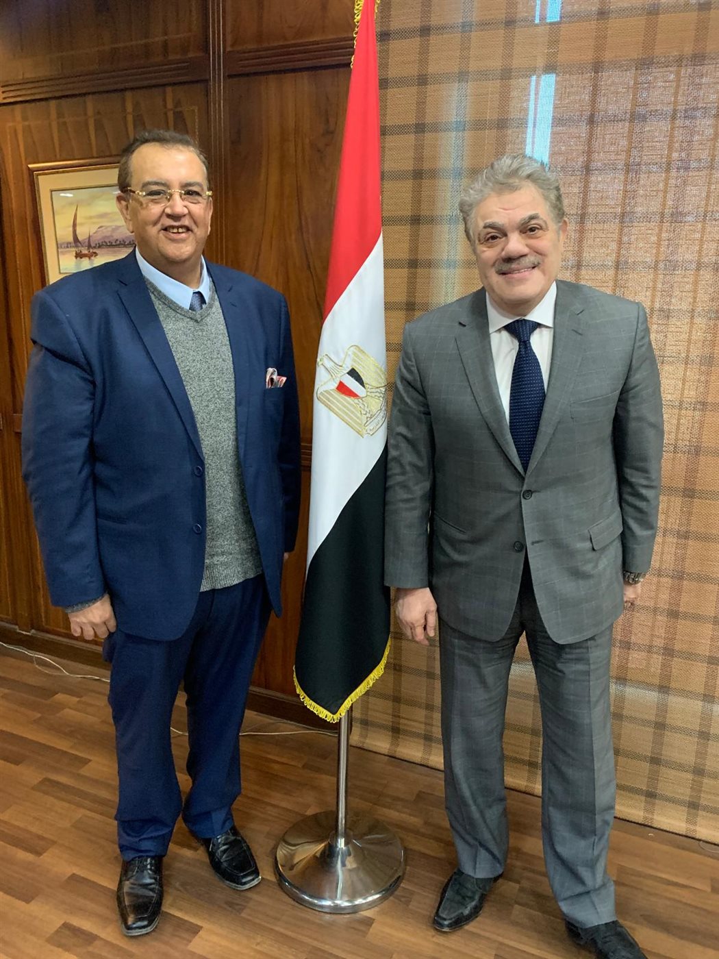الدكتور السيد البدوي والمهندس ماجد نور