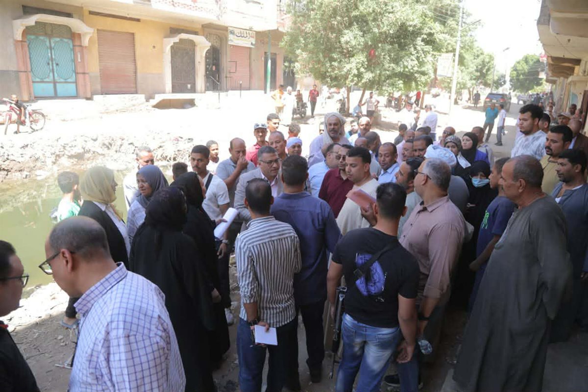 المحافظ والأهالي في بهجورة&nbsp;