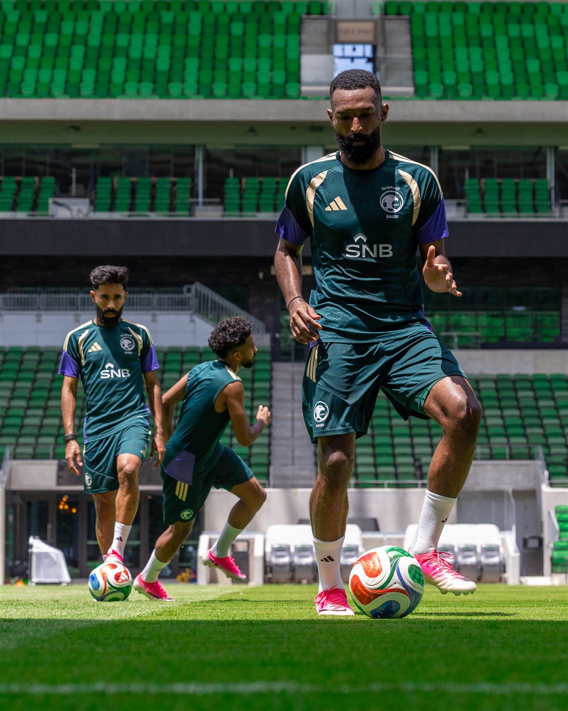 تدريبات منتخب السعودية في كأس العالم