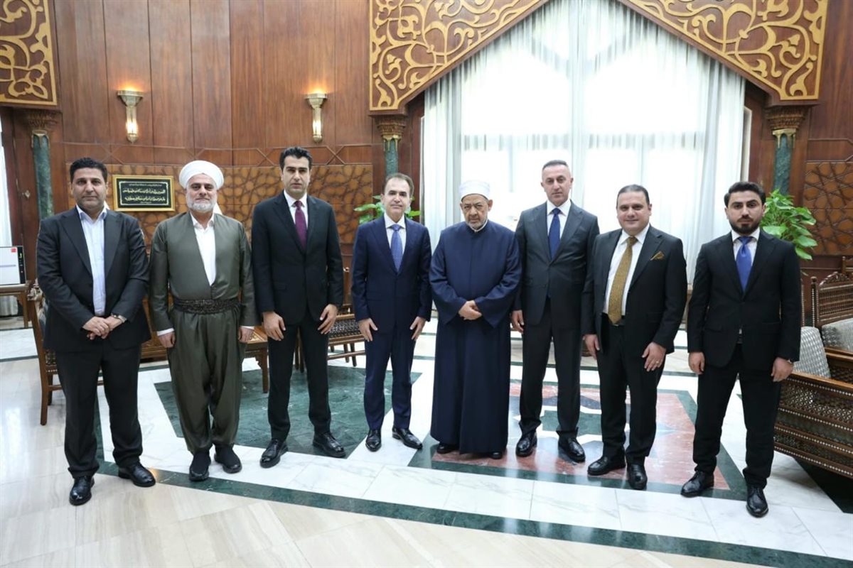 شيخ الأزهر يستقبل وزير الأوقاف والشؤون الدينية بحكومة إقليم كردستان بالعراق