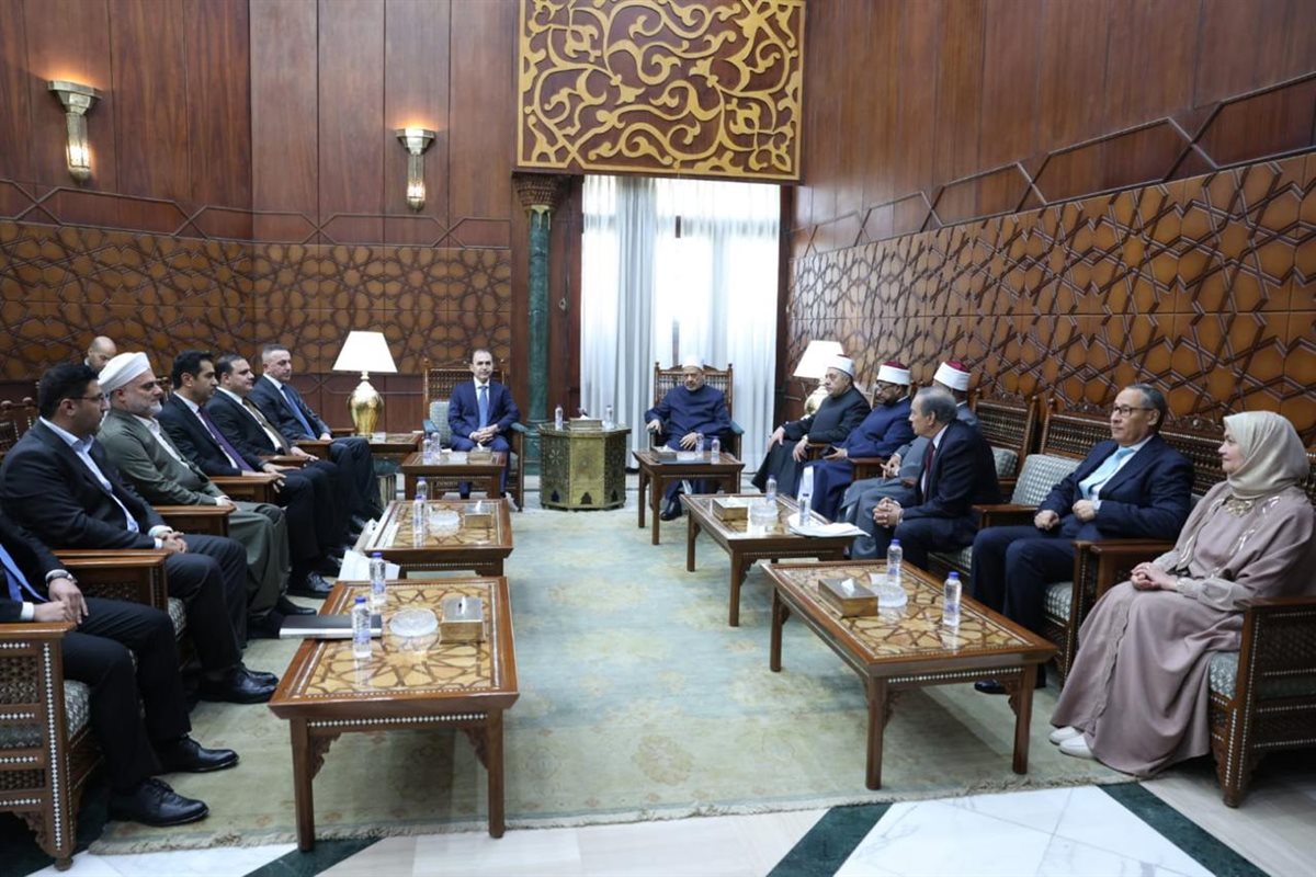 شيخ الأزهر يستقبل وزير الأوقاف والشؤون الدينية بحكومة إقليم كردستان بالعراق