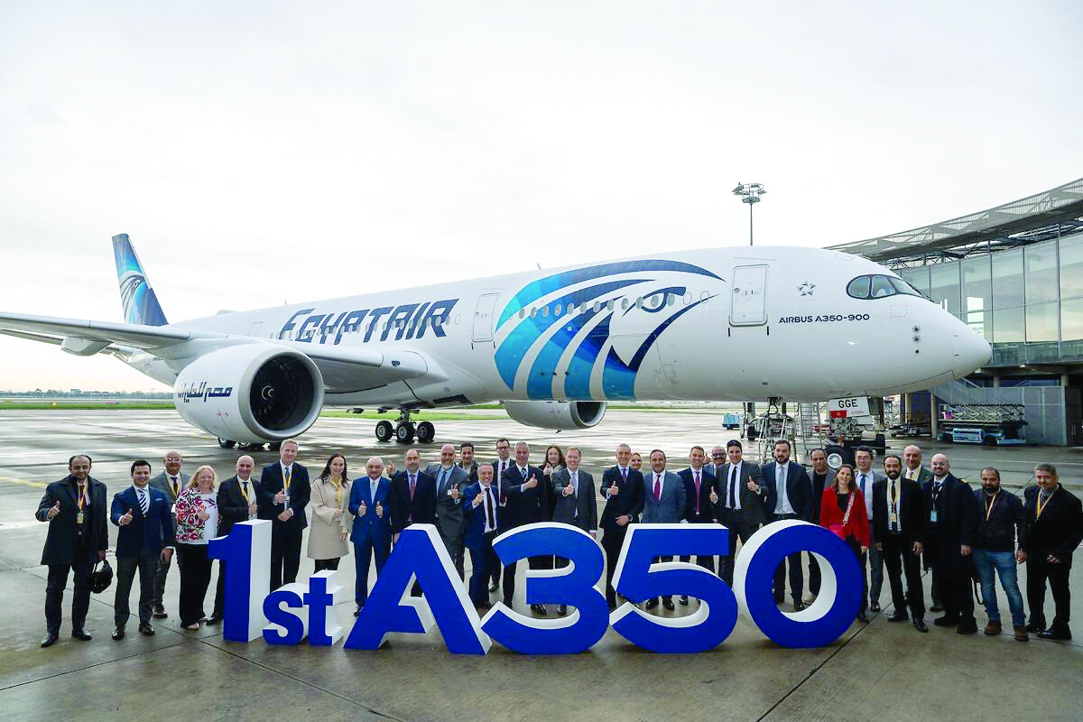 أولى طائرات إيرباص A350
