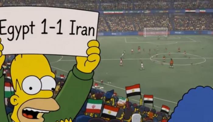 <strong>توقع سيمبسون نتيجة مصر وإيران</strong>