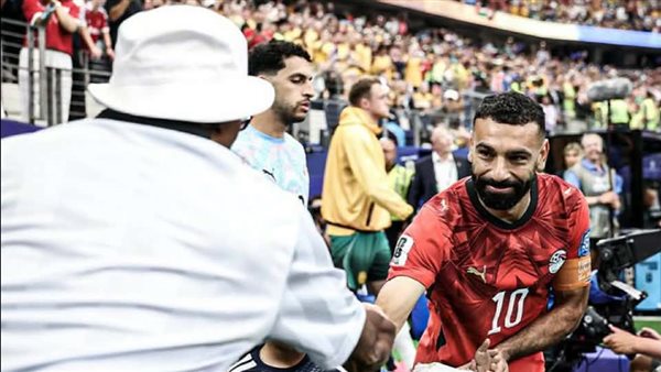 <strong>صامويل جاكسون ومحمد صلاح</strong>