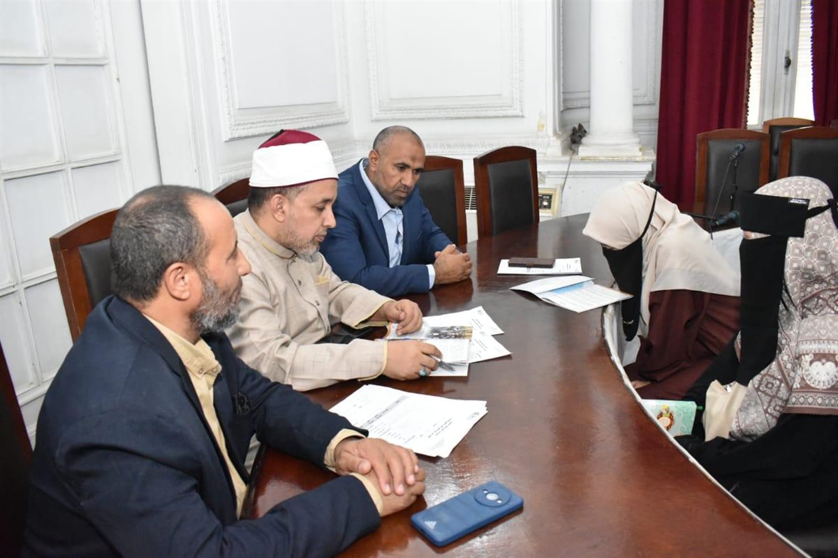 الأعلى للشئون الإسلامية يواصل مقابلات الطلاب الوافدين للمنحة الدراسية 2027/2026م