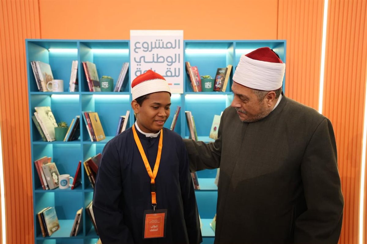 الشيخ أيمن عبدالغني يشهد ختام التصفيات النهائية للموسم الخامس من المشروع الوطني للقراءة
