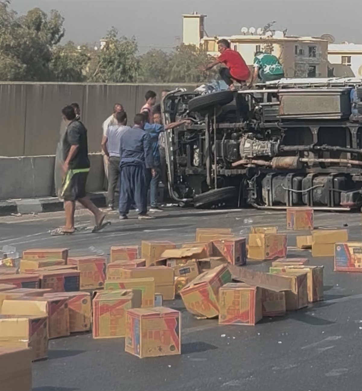 انقلاب شاحنة