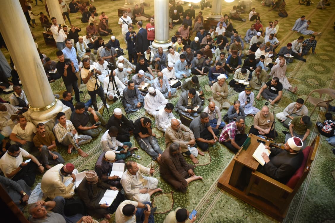 انعقاد مجلسي قراءة «الشمائل المحمدية» الثاني والثالث بمسجد الإمام الحسين