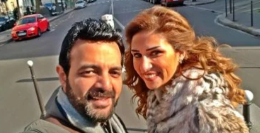 آيات أباظة وزوجها عمرو محمود ياسين