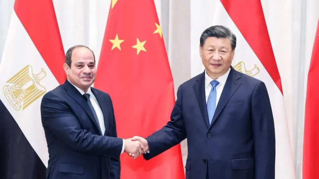 الرئيس عبدالفتاح السيسي والرئيس الصيني شي جين بينغ