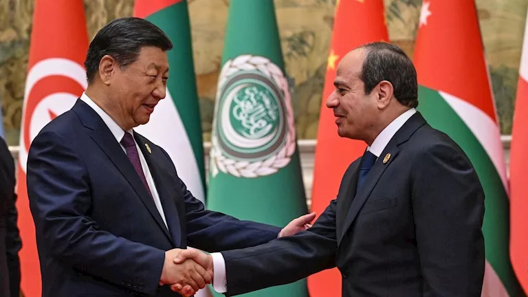 الرئيس عبدالفتاح السيسي والرئيس الصيني شي جين بينغ