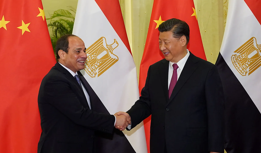 الرئيس عبدالفتاح السيسي والرئيس الصيني شي جين بينغ