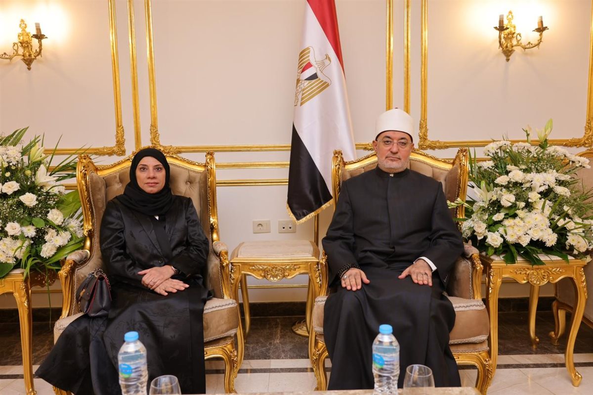 مفتي الجمهورية يلتقي المديرة التنفيذية لمعهد الدوحة الدولي للأسرة