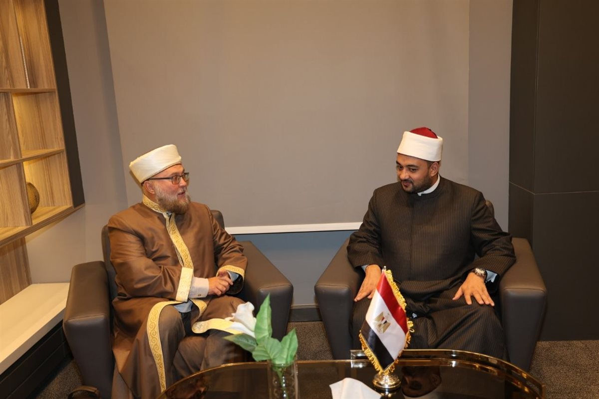 أمين عام الأعلى للشئون الإسلامية ومفتي إستونيا يبحثان التعاون الديني والفكري