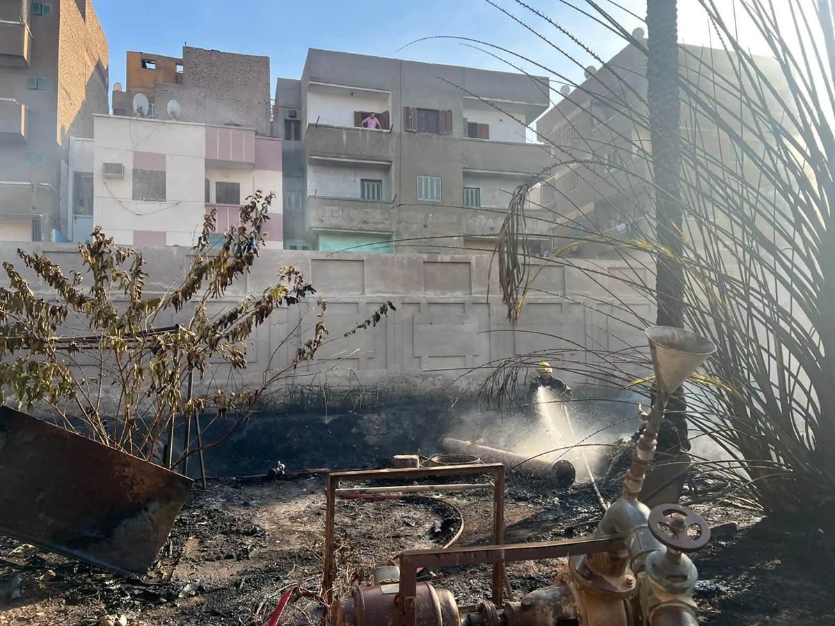 السيطرة علي حريق بمصنع في إمبابة