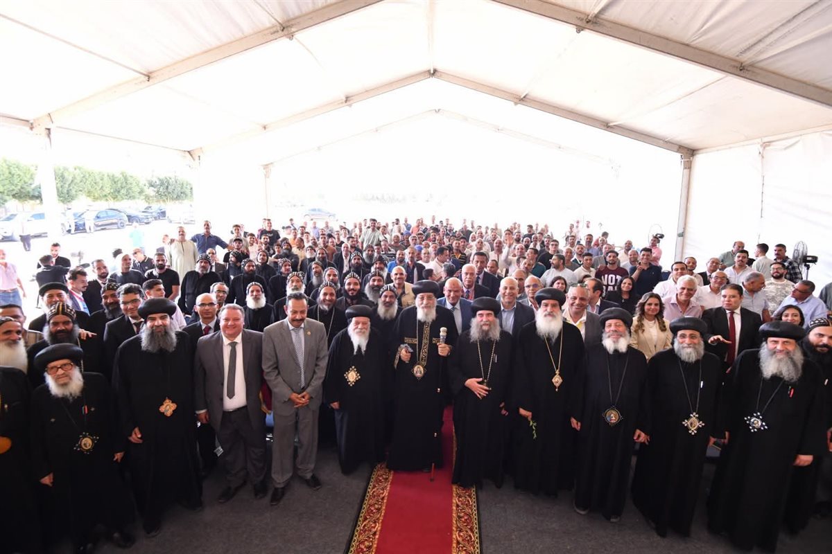 البابا تواضروس يفتتح الكنيسة الأثرية في ملوي