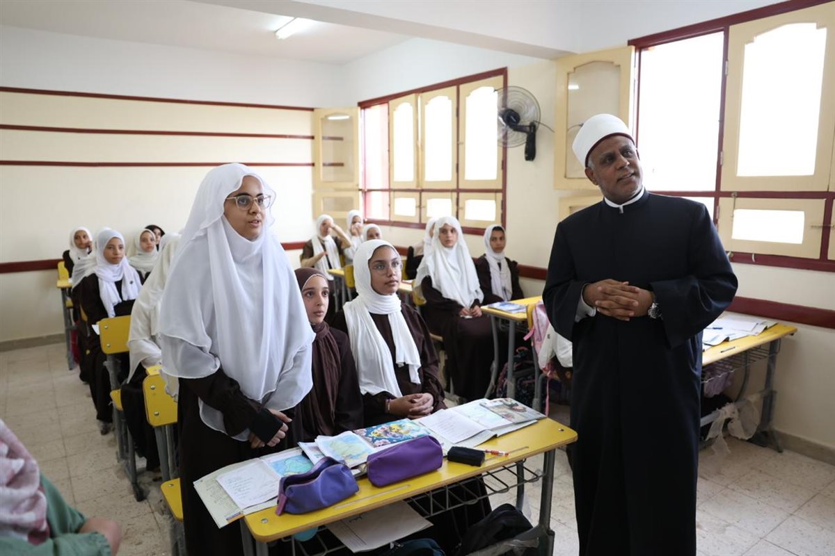 رئيس قطاع المعاهد الأزهرية ومحافظ الغربية يفتتحان معهد فتيات محمود راشد سويدان