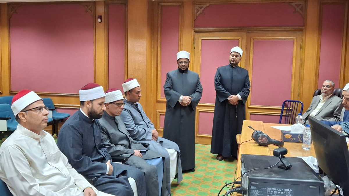أمين البحوث الإسلامية يواصل متابعة أعمال المرحلة الثانية لاختبارات إيفاد رمضان