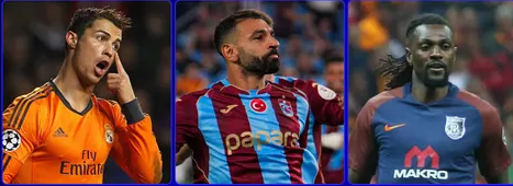 اديبايور وصلاح ورونالدو - قائمة الهاتريك&nbsp;