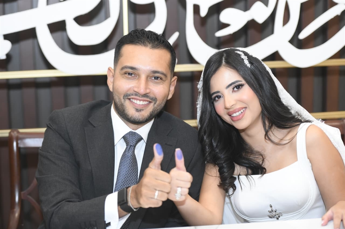 عقد قران نجل صبرين