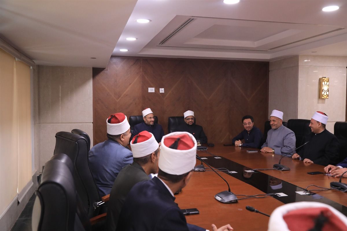أمين البحوث الإسلامية خلال لقاءه مديري الوعظ على مستوى الجمهورية
