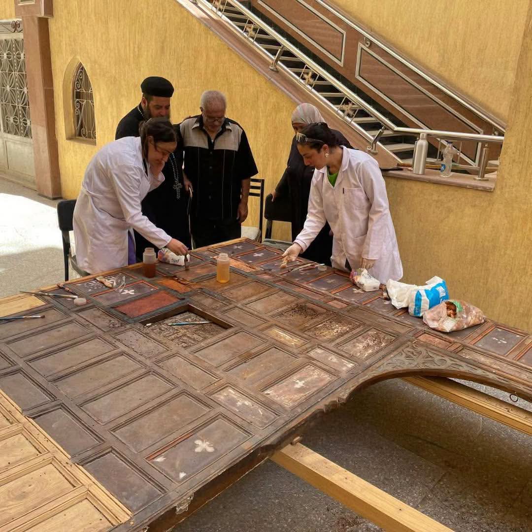 ترميم الكنيسة الأثرية