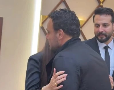 جانب من عزاء والد عبير نعمة