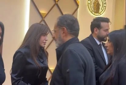 جانب من عزاء والد عبير نعمة