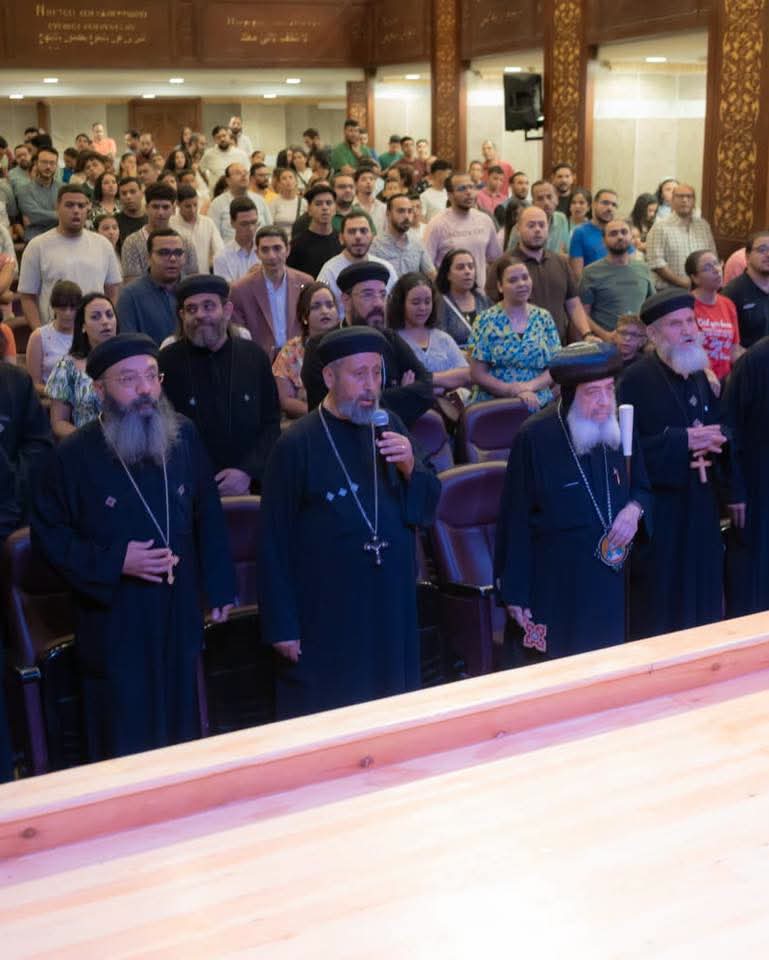الأنبا دانيال في مهرجان الألحان والطقس واللغة القبطية
