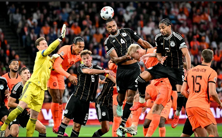 مباراة ألمانيا وهولندا