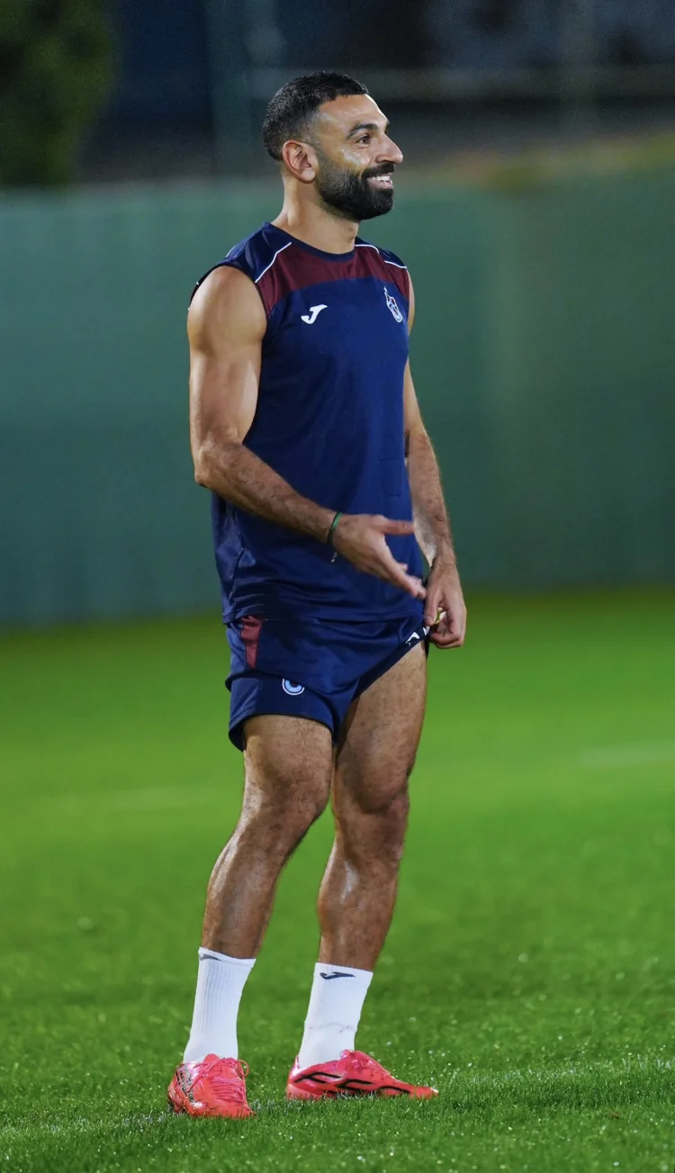 محمد صلاح في مران طرابزون